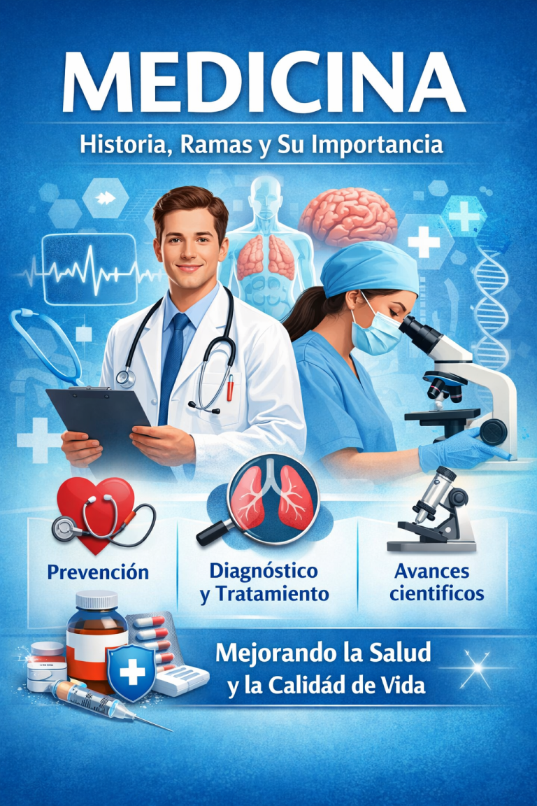 Qué es la medicina, historia, ramas y su importancia